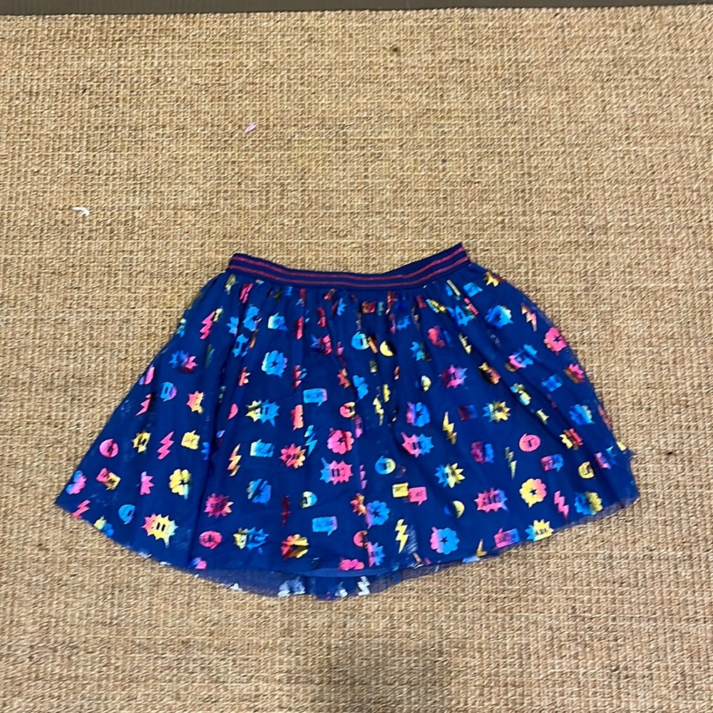 Blue little girls skirt, size 14/16